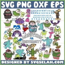 monsters university bundle svg