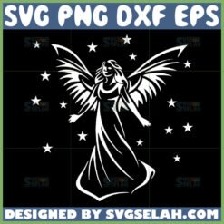 nativity angel svg angel outline svg by SvgSelah