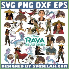 raya and the last dragon bundle svg