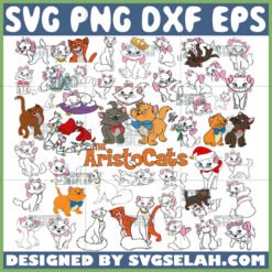 the aristocats marie cat bundle svg