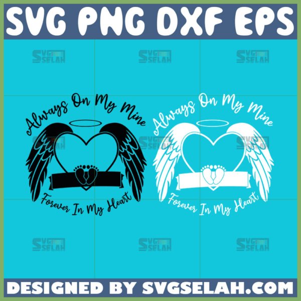 always on my mind forever in my heart svg