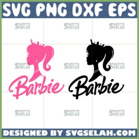 barbie girl silhouette svg