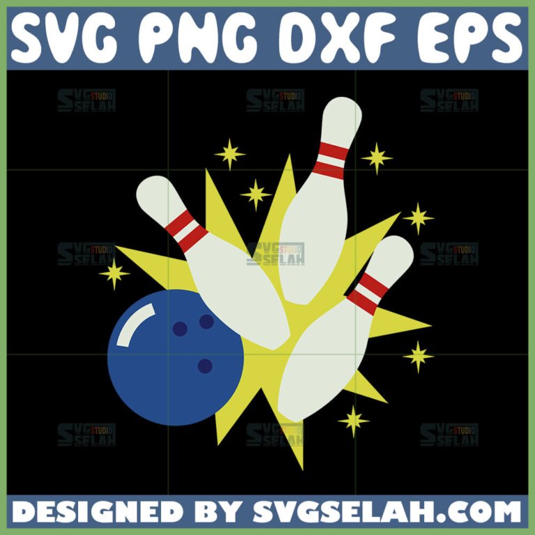 Bowling Ball And Pins Svg, Bowling Svg SVG Selah