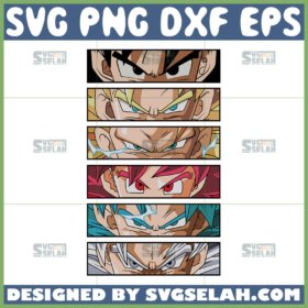 eyes of a hero svg gokus svg