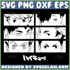 haikyuu captains svg