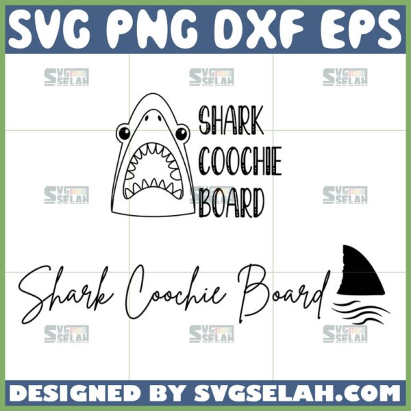 shark coochie board svg
