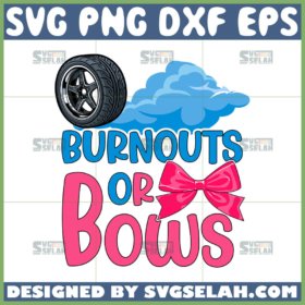 burnouts or bows svg