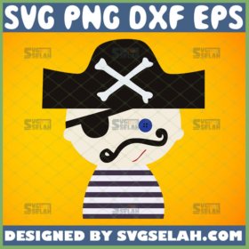 baby pirate svg