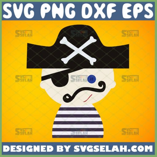 baby pirate svg