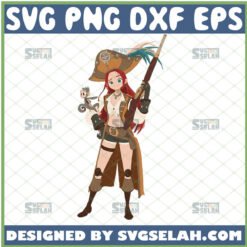 female pirate svg girl pirate svg lady pirate svg
