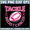 football tackle breast cancer svg