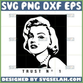 marilyn monroe trust no 1 svg