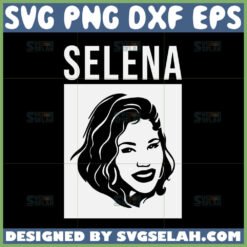 selena face svg by SvgSelah