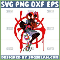 spider man miles morales svg