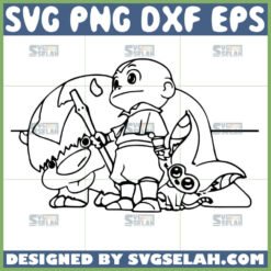 the last airbender avatar aang and appa momo outline svg