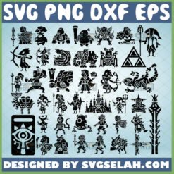 zelda hyrule warriors age of calamity svg bundle