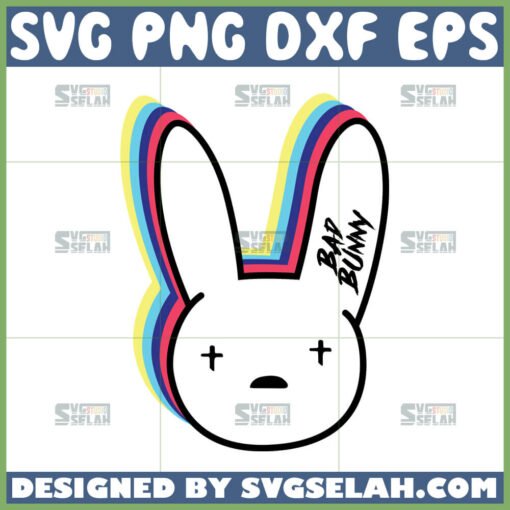 bad bunny logo svg