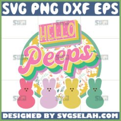 hello peeps easter day svg by SvgSelah