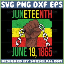 juneteenth june 19th 1865 svg black freedom day flag svg black pride svg
