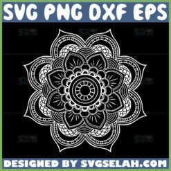 lotus flower mandala svg