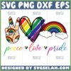 peace love pride svg proud lgbt svg