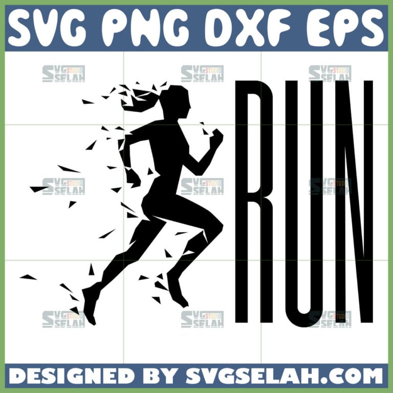 Run SVG, Fitness SVG, Slimming SVG, Running Girl SVG SVG Selah