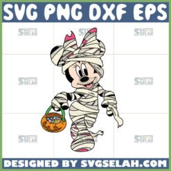zombie minnie mouse svg halloween minnie svg