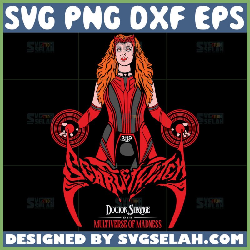 Scarlet Witch SVG - Doctor Strange Multiverse of Madness File