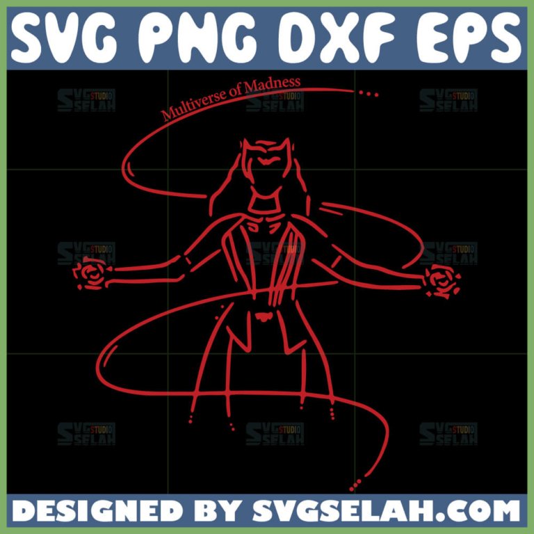 Scarlet Witch SVG - Doctor Strange Multiverse of Madness File