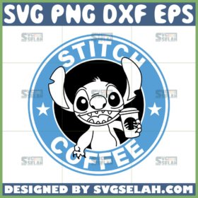 stitch coffee logo svg