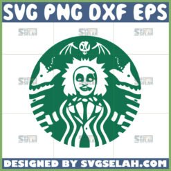 beetlejuice starbucks logo svg
