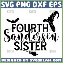 fourth sanderson sister svg hocus pocus svg by SvgSelah
