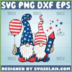 gnomes 4th of july svg by SvgSelah