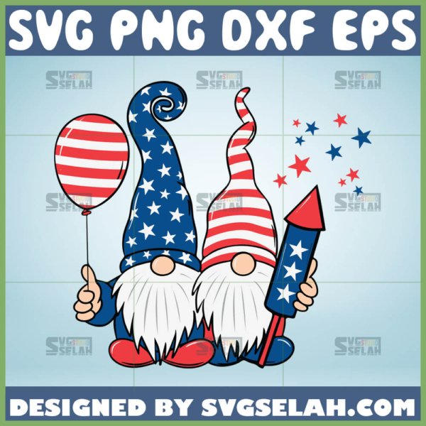 gnomes 4th of july svg