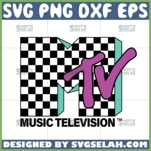 Mtv Music Television Classic Logo Retro SVG - SVG Selah