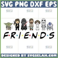 star wars character friend theme svg by SvgSelah