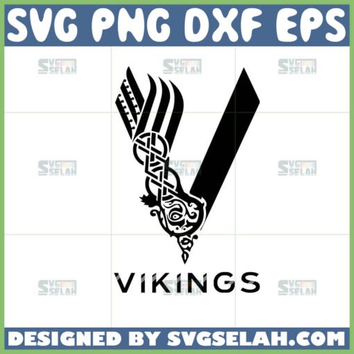 v vikings logo svg vikings t shirt design