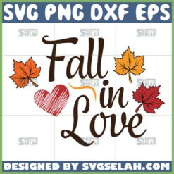 fall in love svg