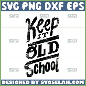 keep it old school svg