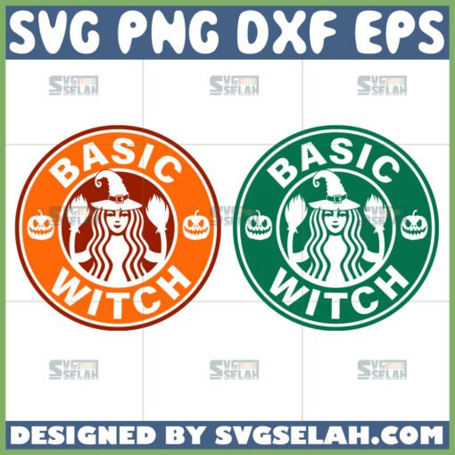 starbucks basic witch svg